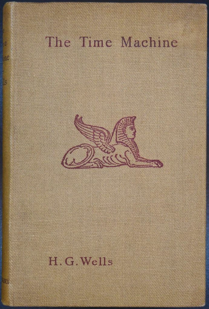 Cover of the first edition of The Time Machine by H. G. Wells