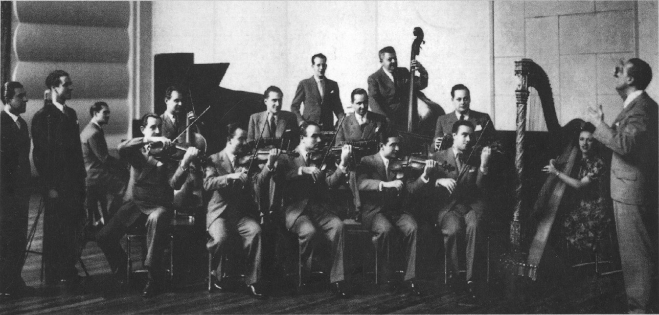 Osvaldo Fresedo and his orchestra.